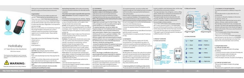 Videotimes HelloBaby HB24 user manual