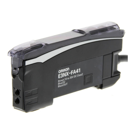 Omron E3NX-FA11AN instruction sheet