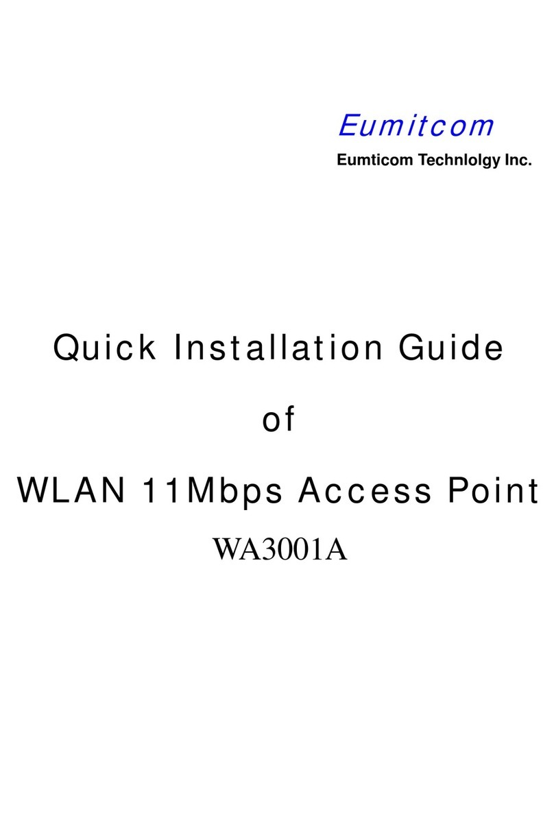 Eumitcom WA3001A Quick installation guide
