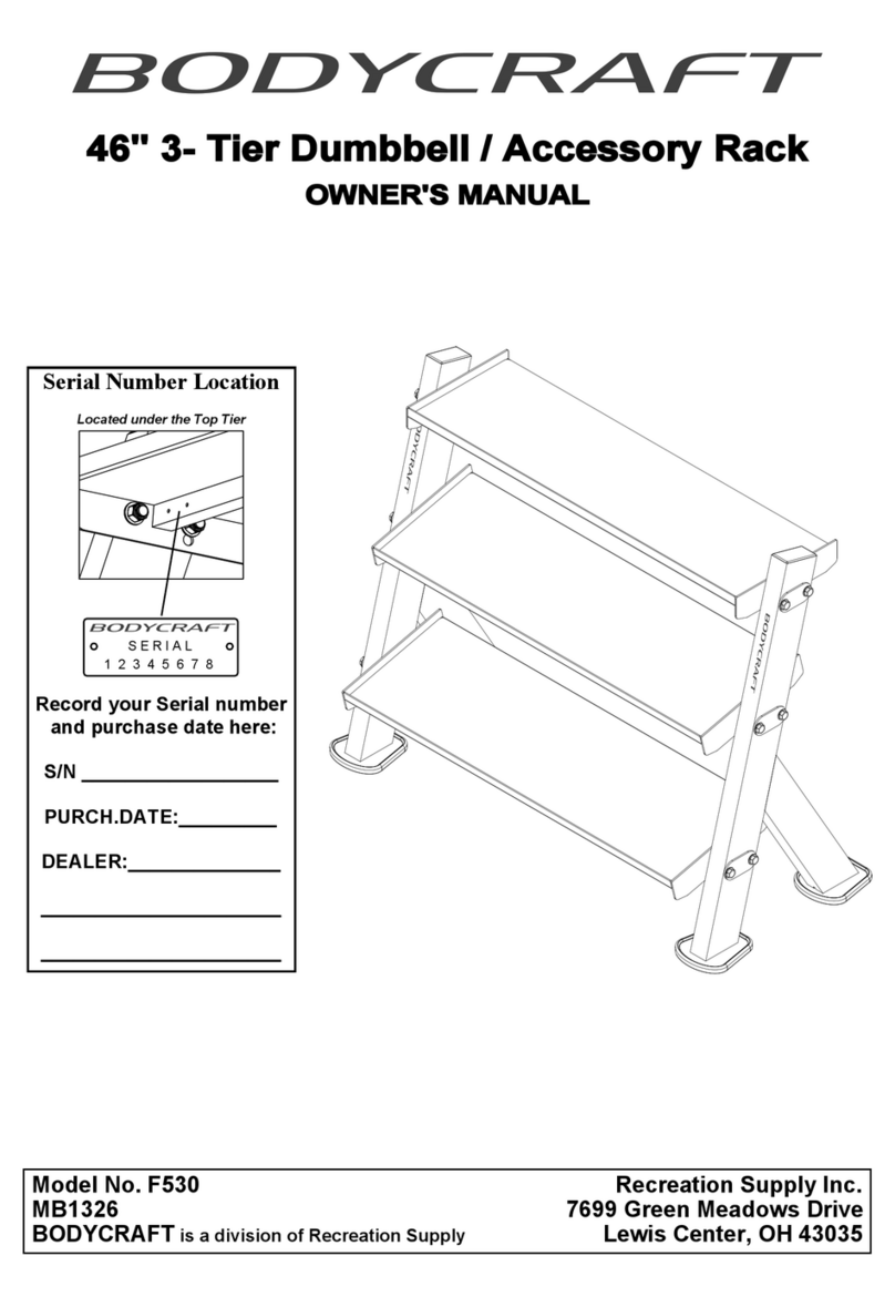 Body Craft F530 owner's manual