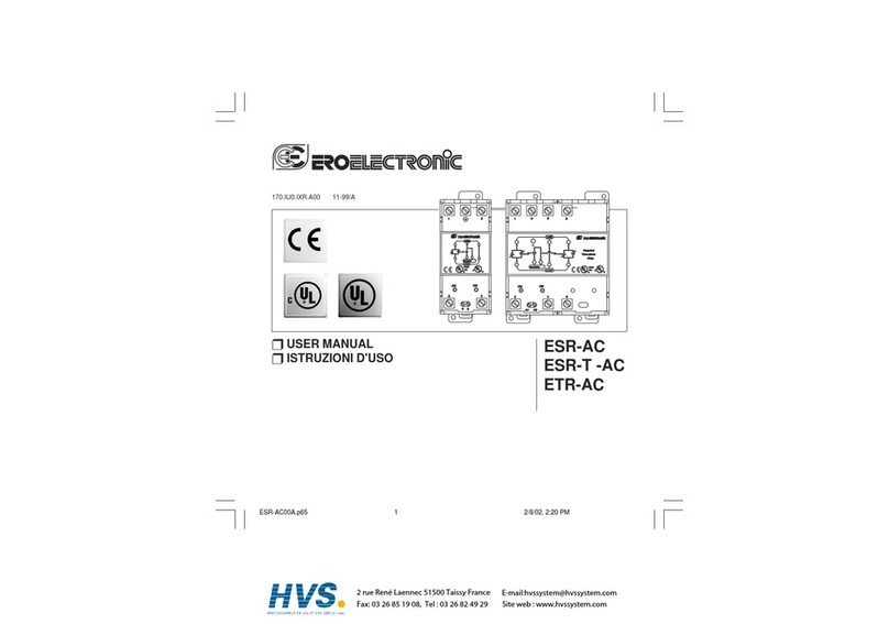 ero electronic ESR-AC user manual