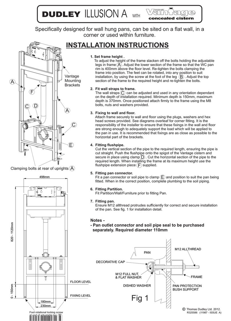 Dudley ILLUSION A installation instructions