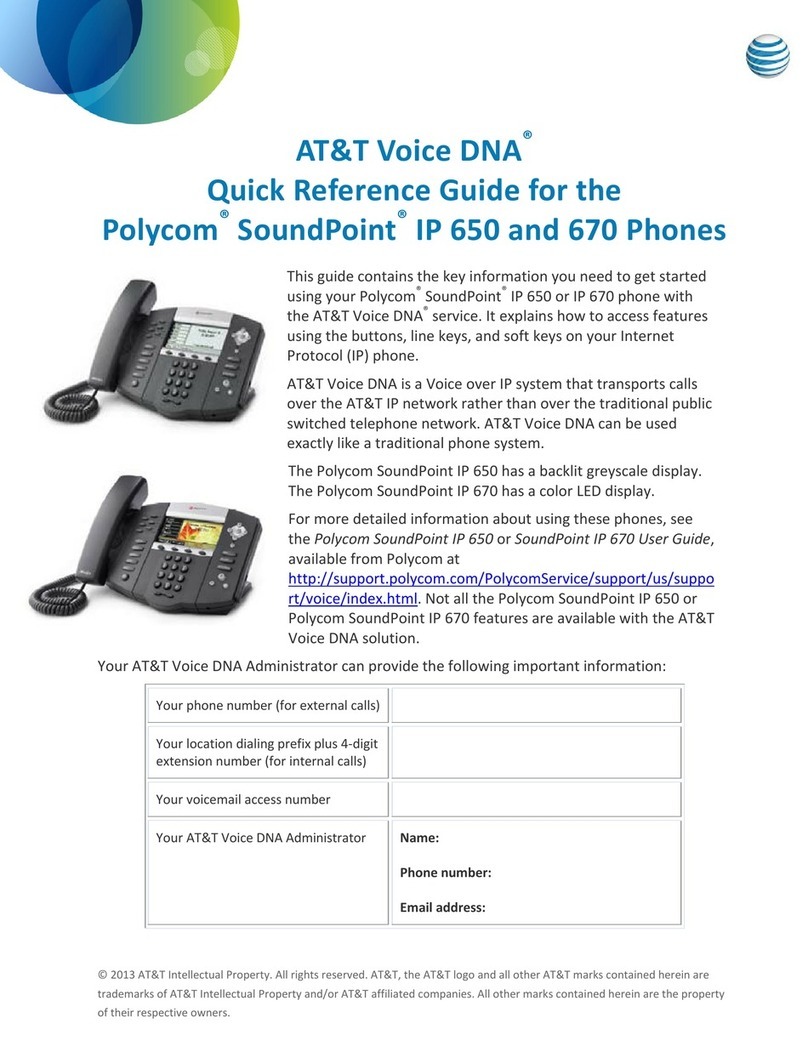 Polycom SoundPoint IP 650 User manual
