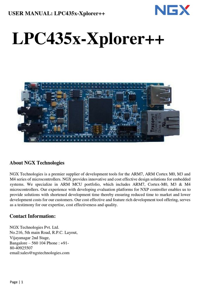 NGX Technologies LPC435x-Xplorer++ User manual NGX Technologies LPC435x-Xplorer++ User manual