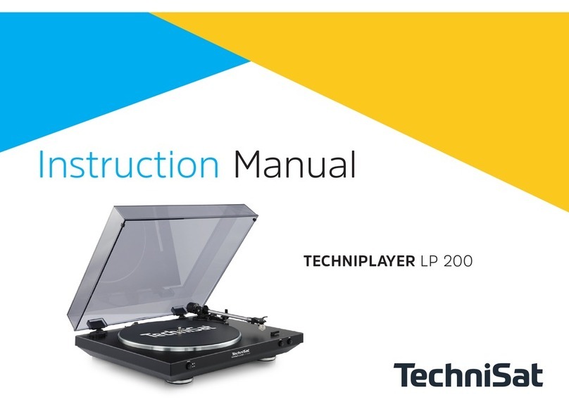 TechniSat TECHNIPLAYER LP 200 instruction manual
