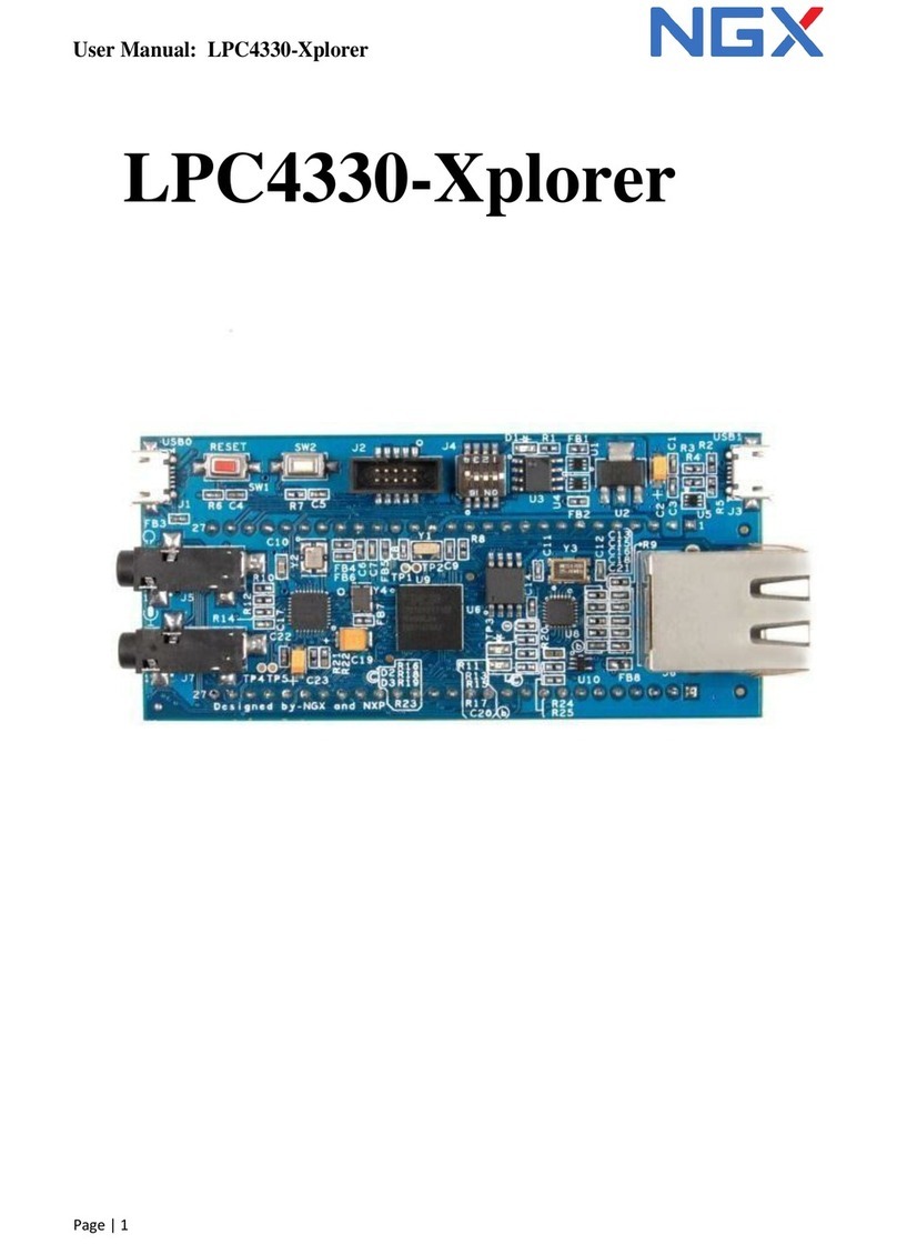 NGX Technologies LPC4330-Xplorer User manual NGX Technologies LPC4330-Xplorer User manual