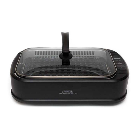 Power Smokeless Grill X PG1500XL owner's manual