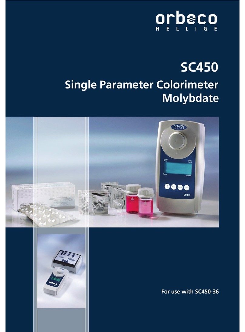 ORBECO SC450 manual