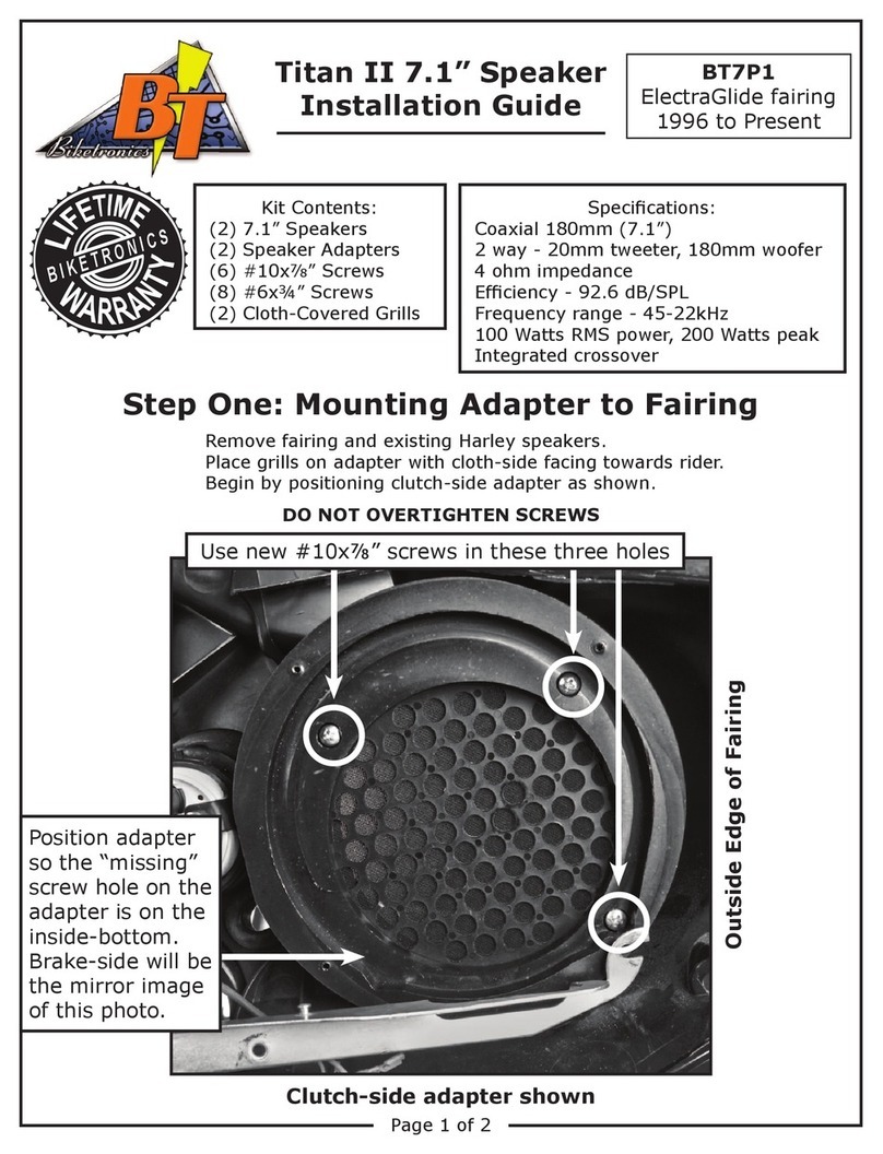 Biketronics Titan II installation guide