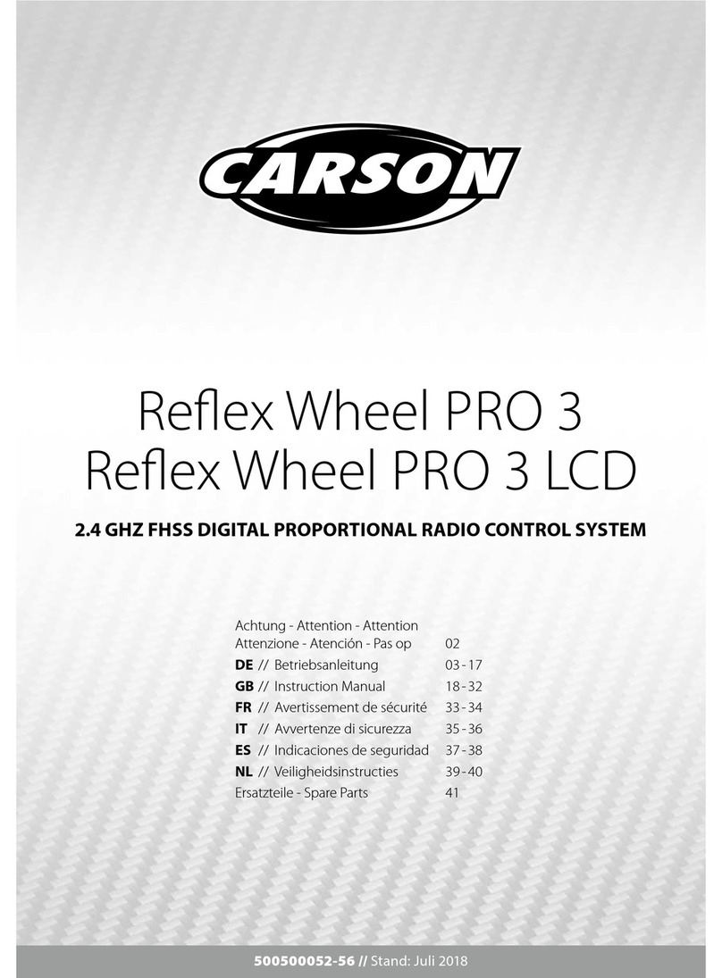 Carson Reflex Wheel PRO 3 LCD User manual