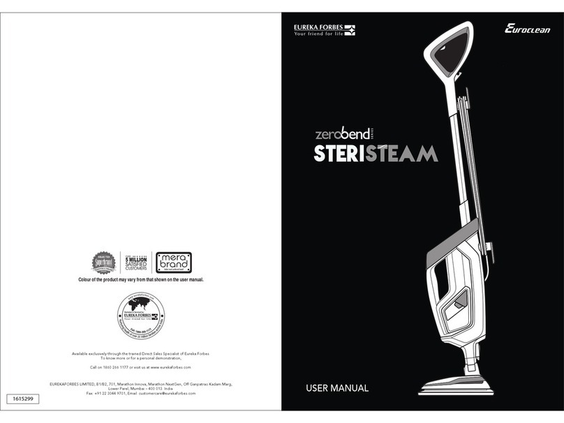 Euroclean Zero Bend Steristeem user manual