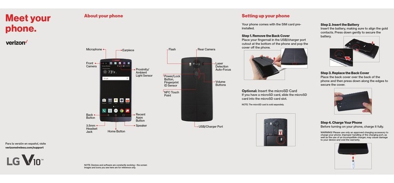 LG Verizon V10 User manual