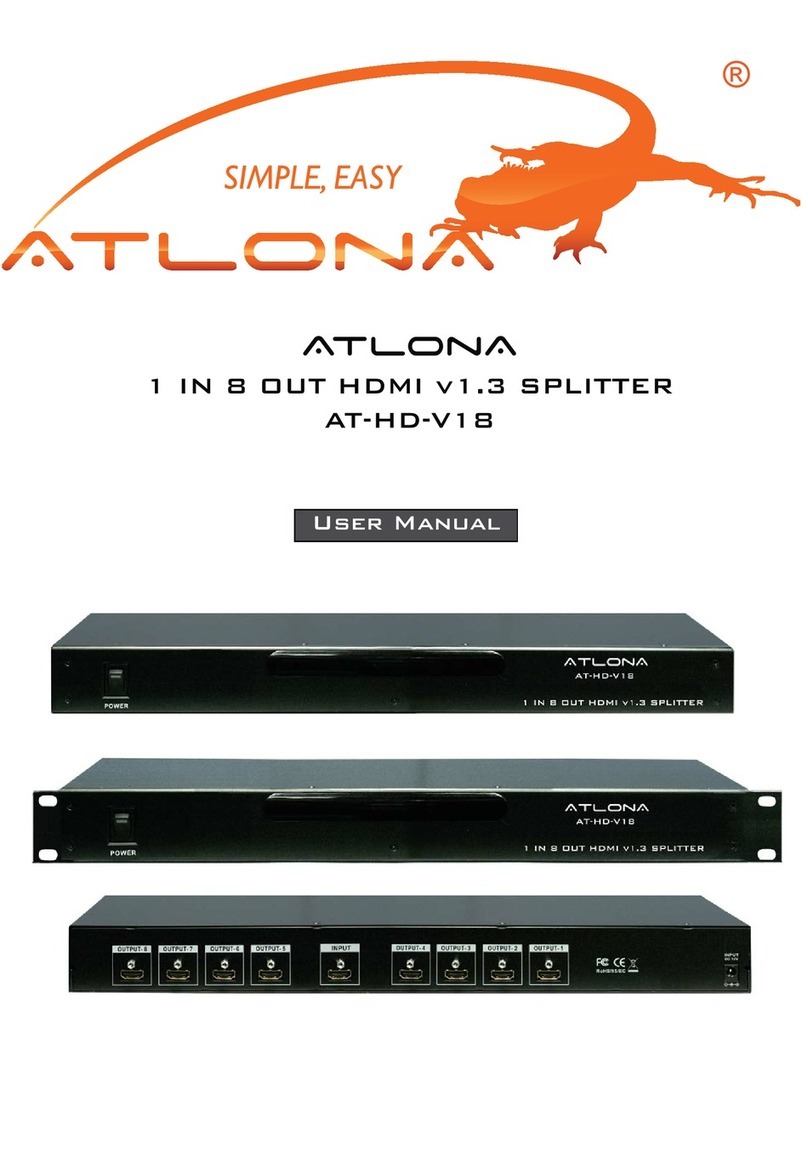 Atlona AT-HD-V18 user manual