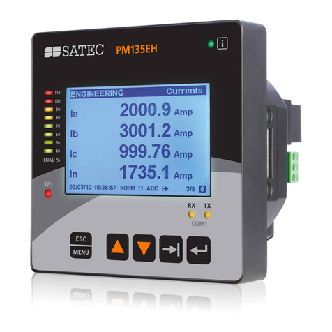 Satec PM135P User manual