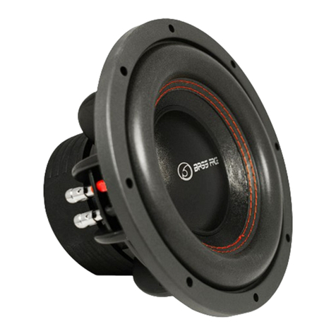 BASSFACE CLASSIC SPL10.3 instruction manual