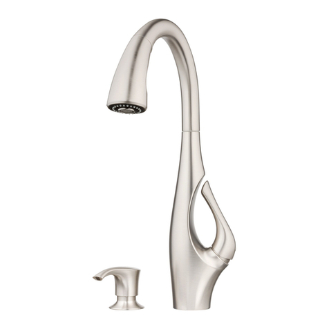 Pfister Indira F-529-7ND Quick installation guide Pfister Indira F-529-7ND Quick installation guide