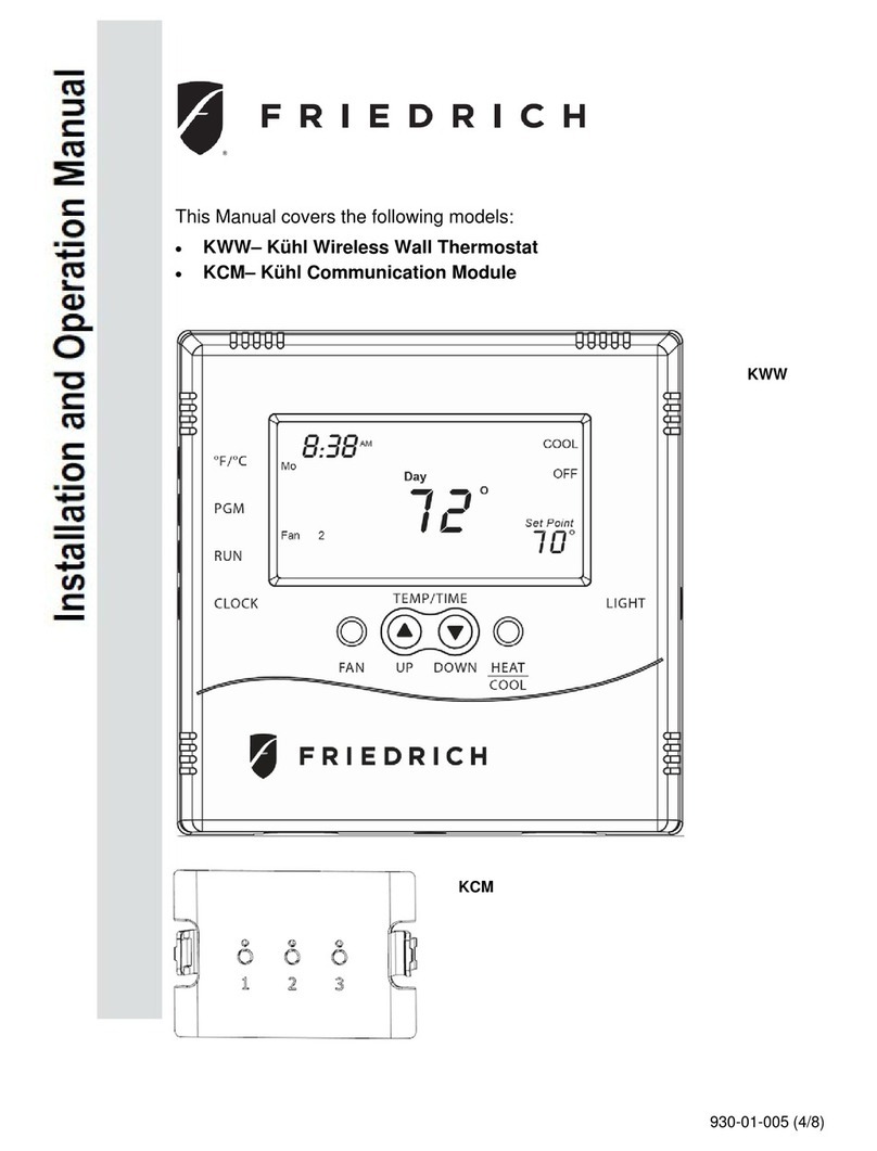 Friedrich KWW User manual