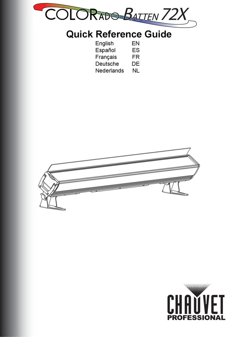 Chauvet Professional COLORado Batten 72X Quick reference guide