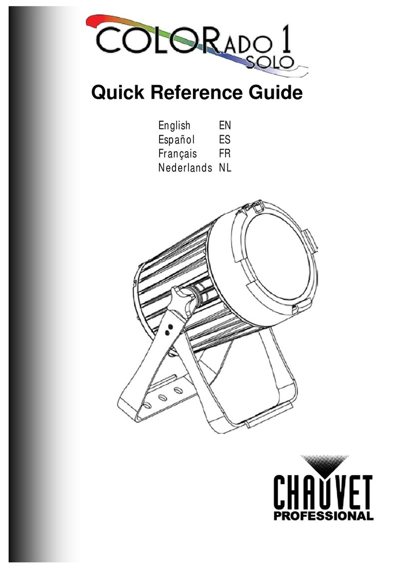 Chauvet Professional Colorado 1 Solo Quick reference guide