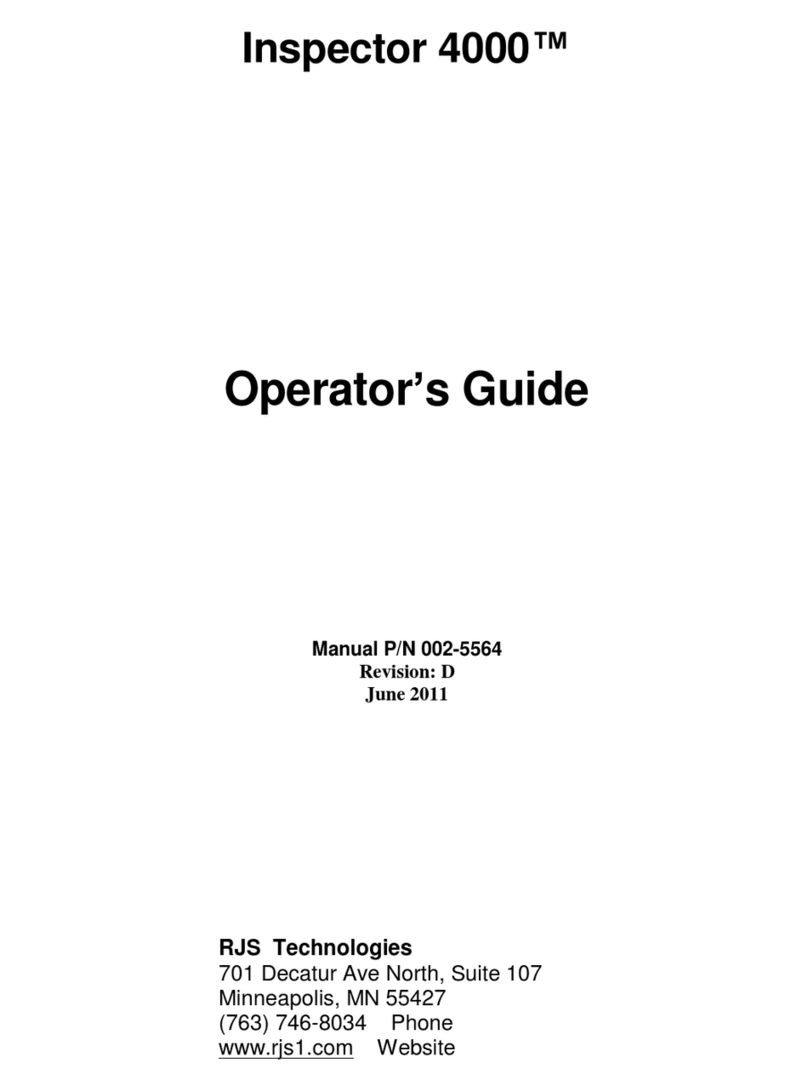 RJS Inspector 4000 Manual