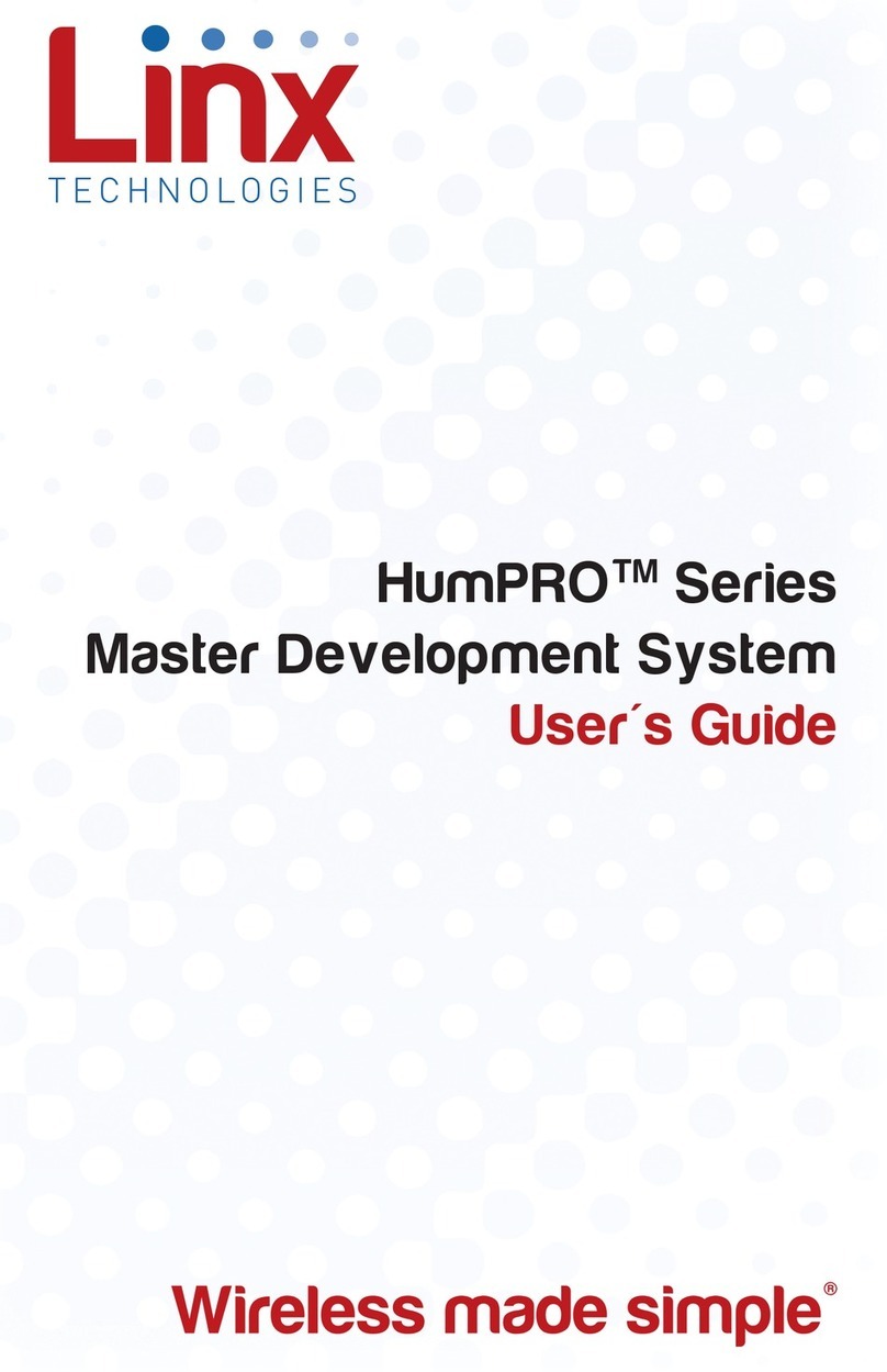 Linx HumPRO Series User manual Linx HumPRO Series User manual