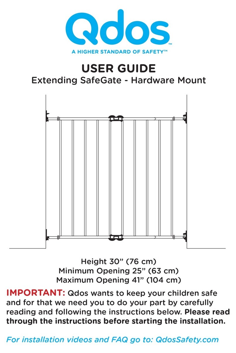 Qdos Extending SafeGate User manual
