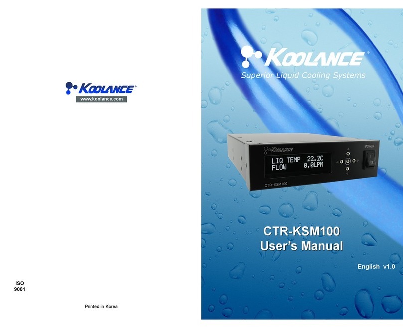 Koolance CTR-KSM100 user manual
