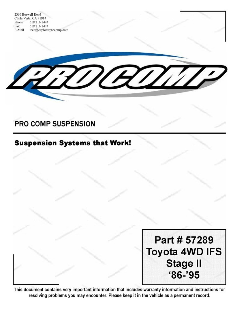 Procomp 57289 Installation instruction