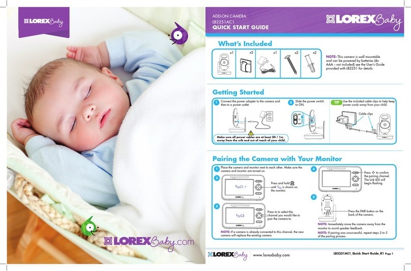 LorexBaby LB2251AC1 quick start guide