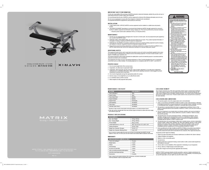 Matrix MG-PL13 User manual