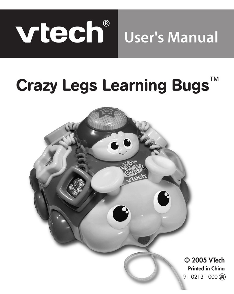 V-tech Crazy Legs Learning Bugs User manual