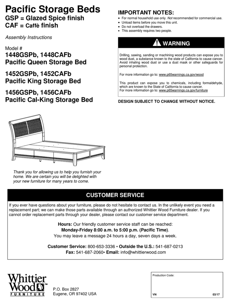Whittier Wood 1448GSPb User manual Whittier Wood 1448GSPb User manual