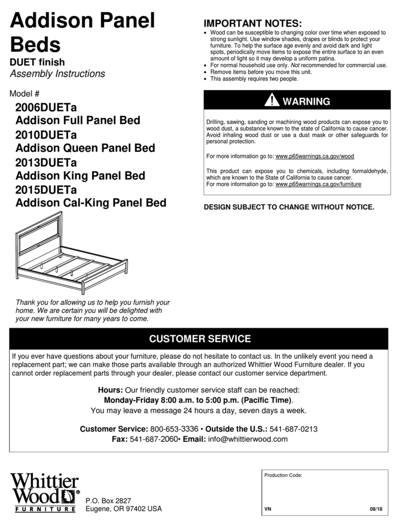 Whittier Wood 2006DUETa User manual