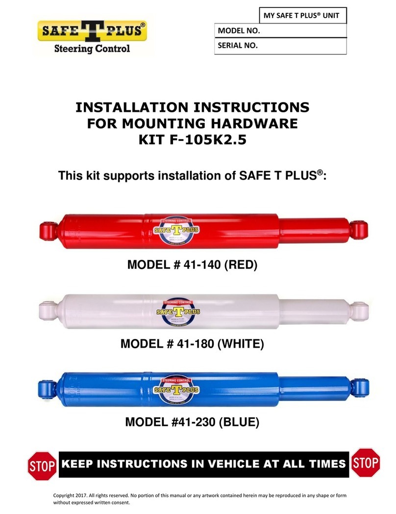 Safe T Plus F-105K2.5 Service manual