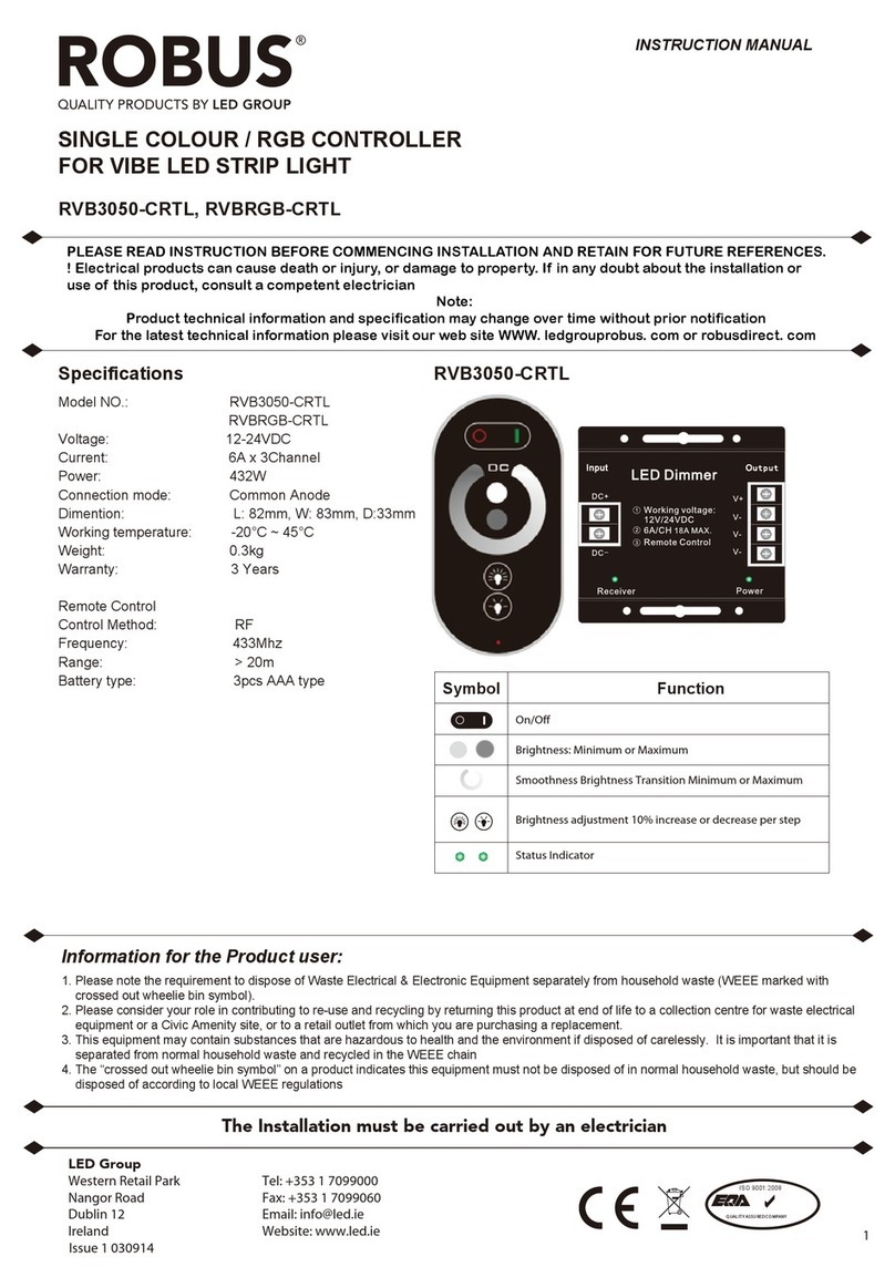 Robus RVB3050-CRTL instruction manual