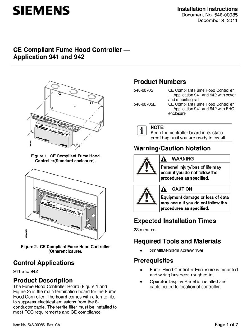 Siemens 941 User manual