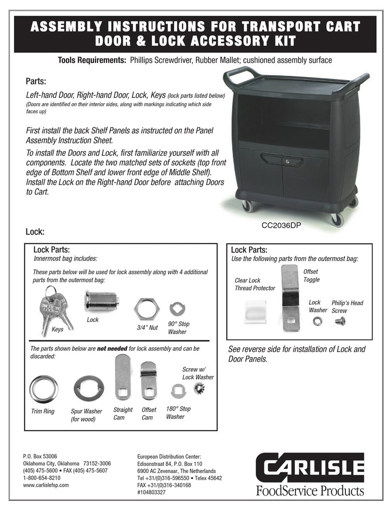 Carlisle CC2036DP User manual