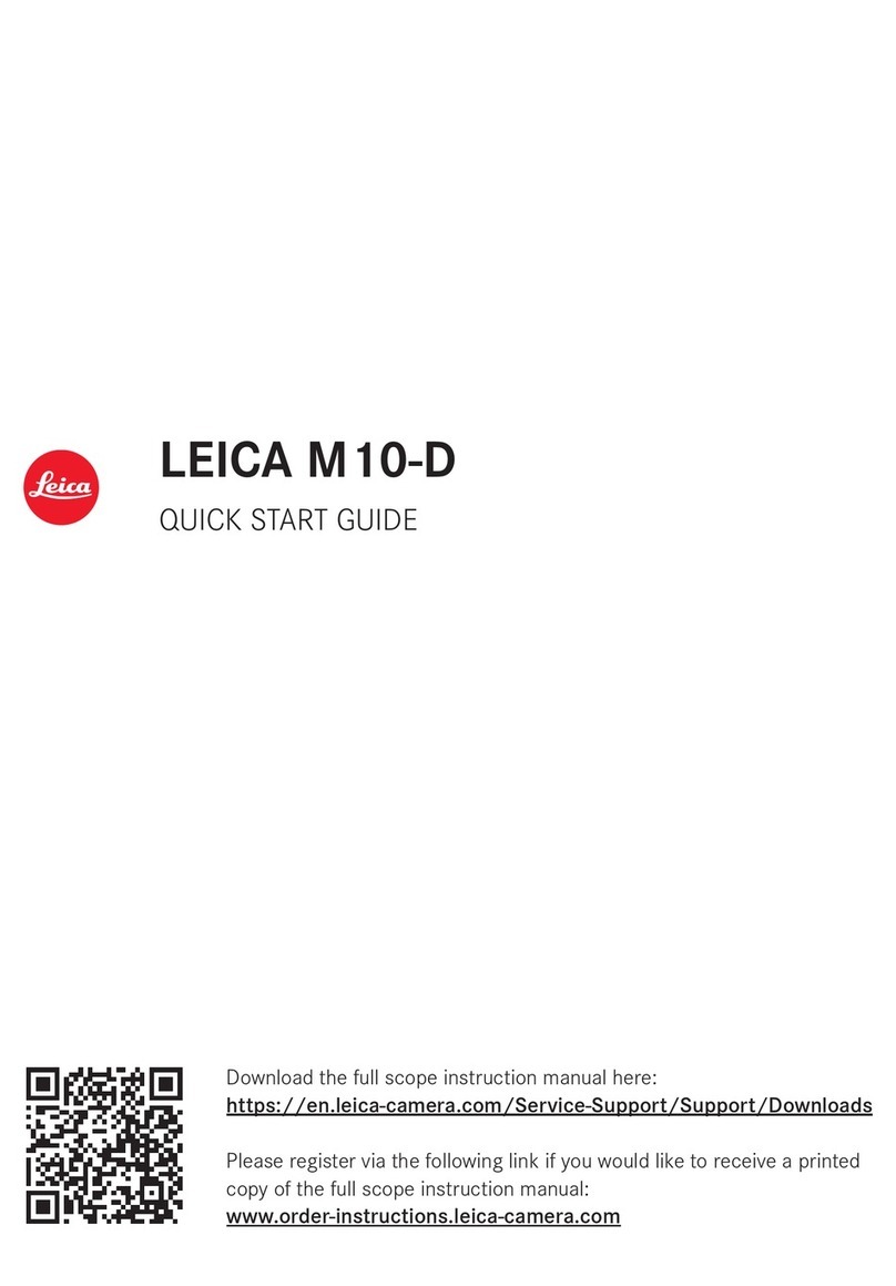 Leica M10-D Operating and maintenance instructions Leica M10-D Operating and maintenance instructions