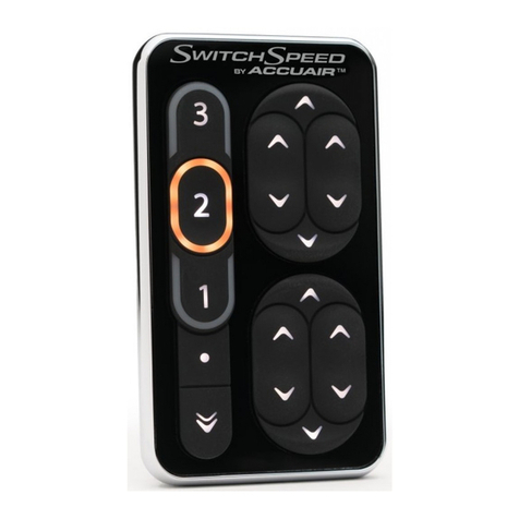 AccuAir SwitchSpeed User manual