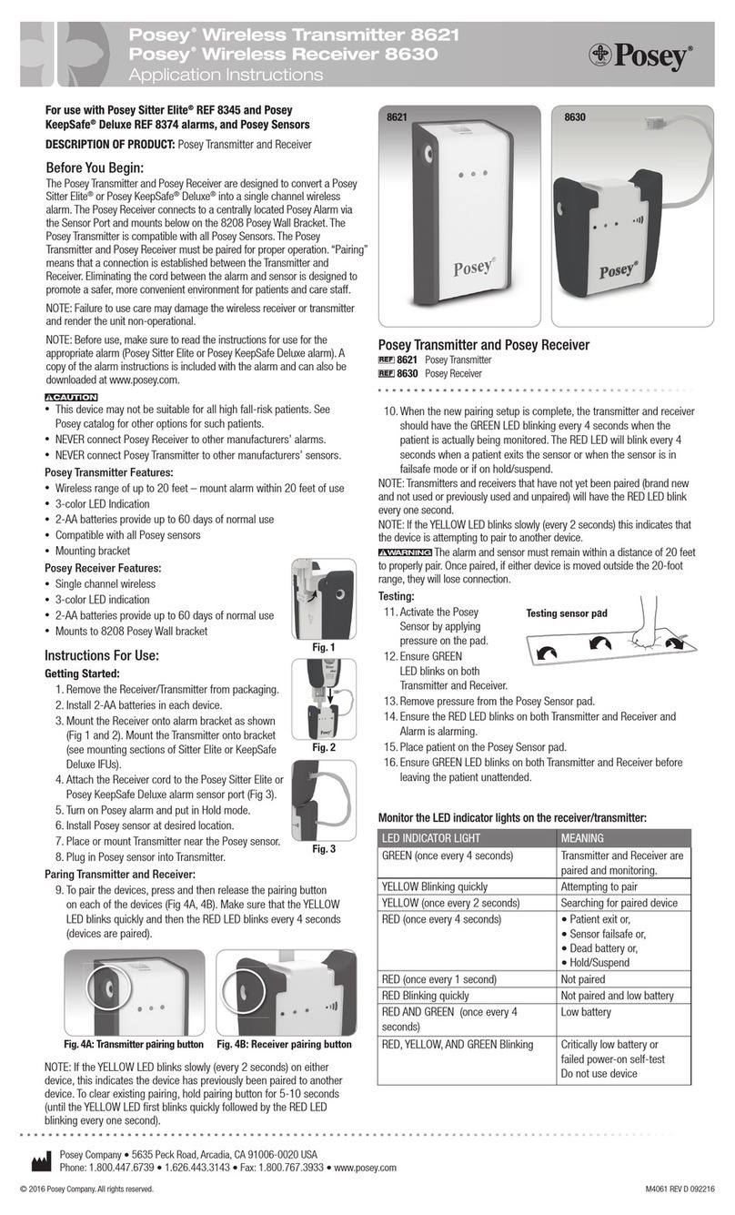 Posey 8621 User guide