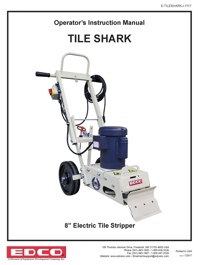 Edco TILE SHARK User manual