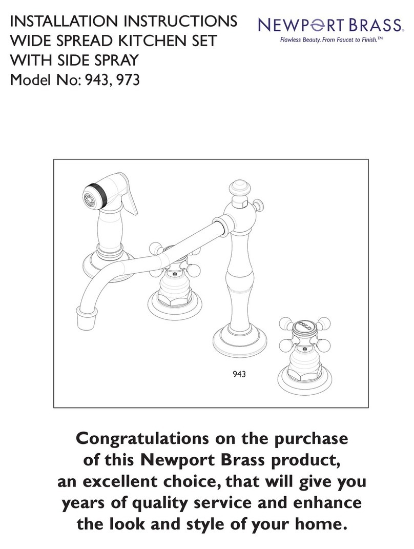 Newport Brass 943 installation instructions