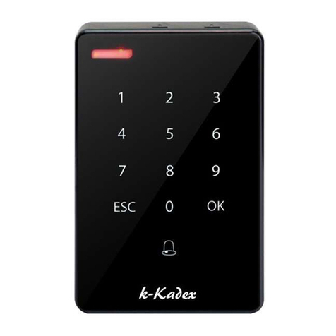 FingerTec k-Kadex User manual