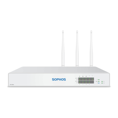 Sophos XG 105w User manual Sophos XG 105w User manual