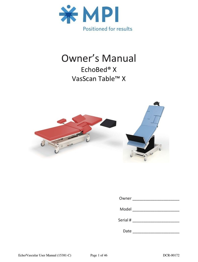 MPI EchoBed X User manual