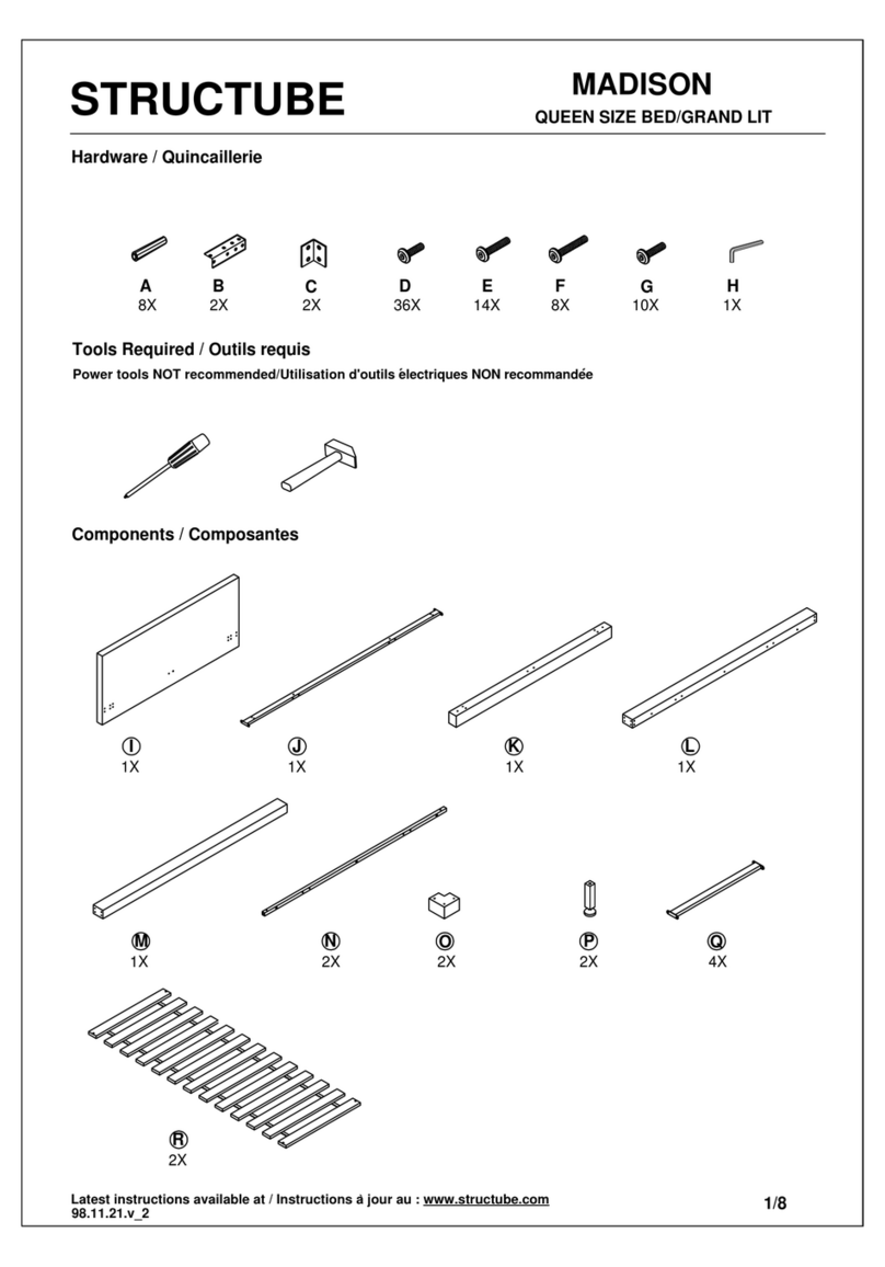 STRUCTUBE Madison User manual STRUCTUBE Madison User manual