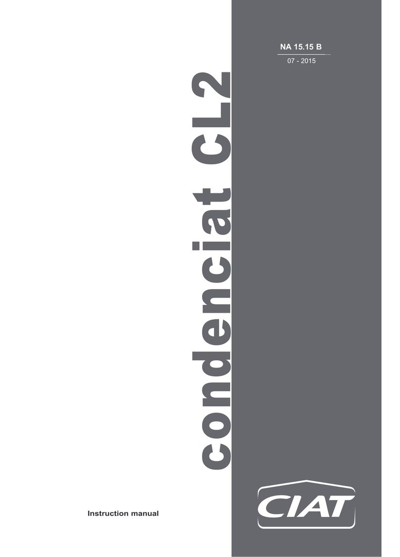 CIAT CONDENCIAT CL2 instruction manual