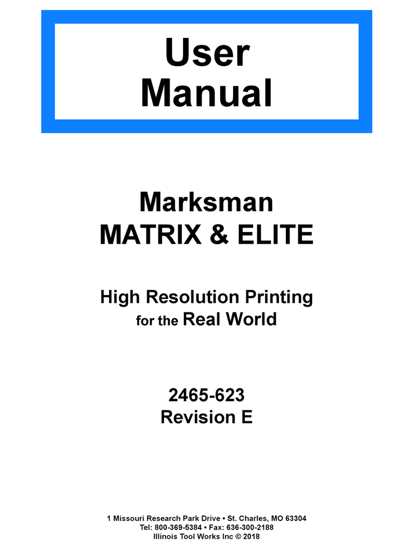 Foxjet Marksman MATRIX user manual