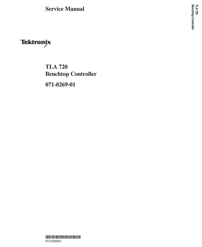 Tektronix TLA 720 Service manual