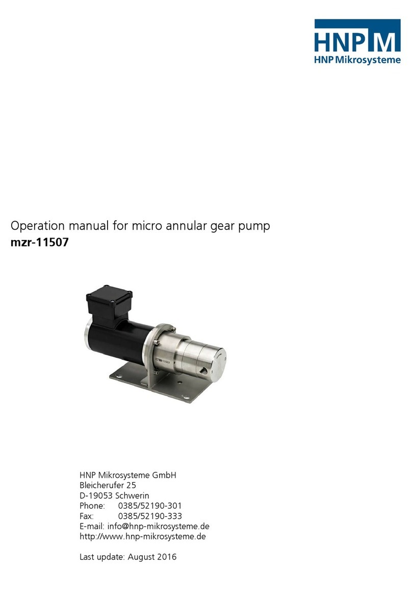HNP Mikrosysteme mzr-11507 User manual